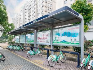 新款電動(dòng)車(chē)充電棚