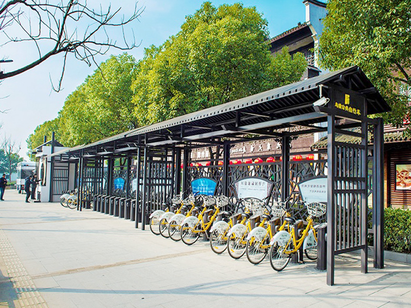 仿古電動(dòng)車車棚