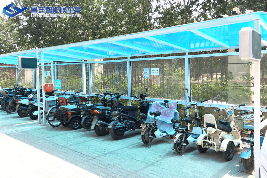 電瓶車自助充電棚