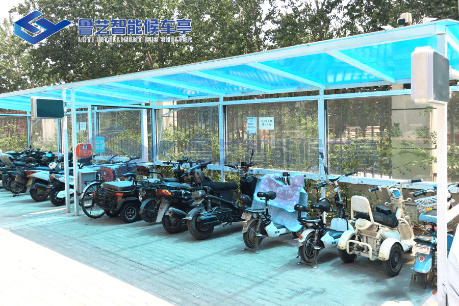 社區(qū)電動車充電車棚