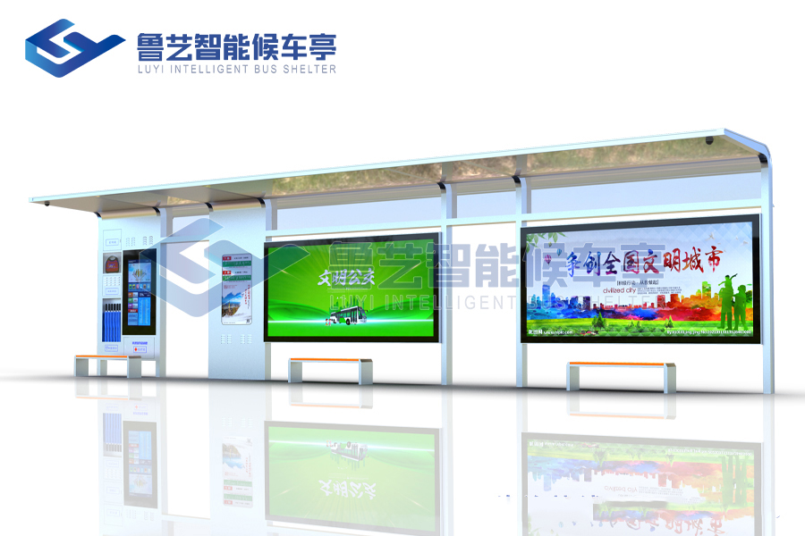 不銹鋼候車亭廠家怎么選擇 選擇山東魯藝用質量證明實力