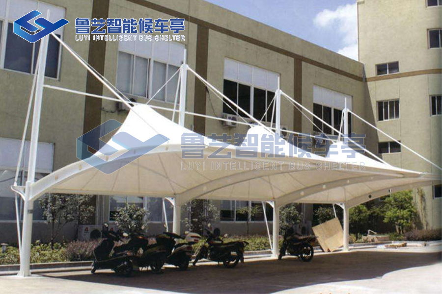 漲拉膜汽車棚制作