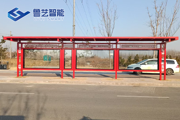 風箏元素融入公交候車亭：山